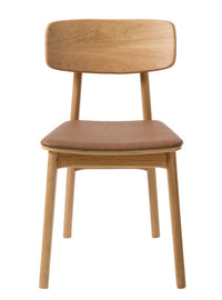 Madras Dining Chair Tan - Solid Oak Frame Lacquered
