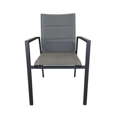 Bermuda Outdoor Dining Chair - Charcoal