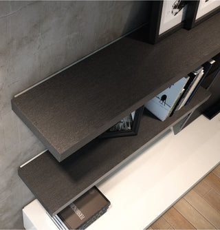 Floating Shelf 2200 - Black Oak Veneer