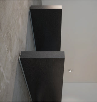 Floating Shelf 2200 - Black Oak Veneer