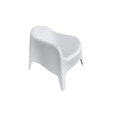 Lax white outdoor chair