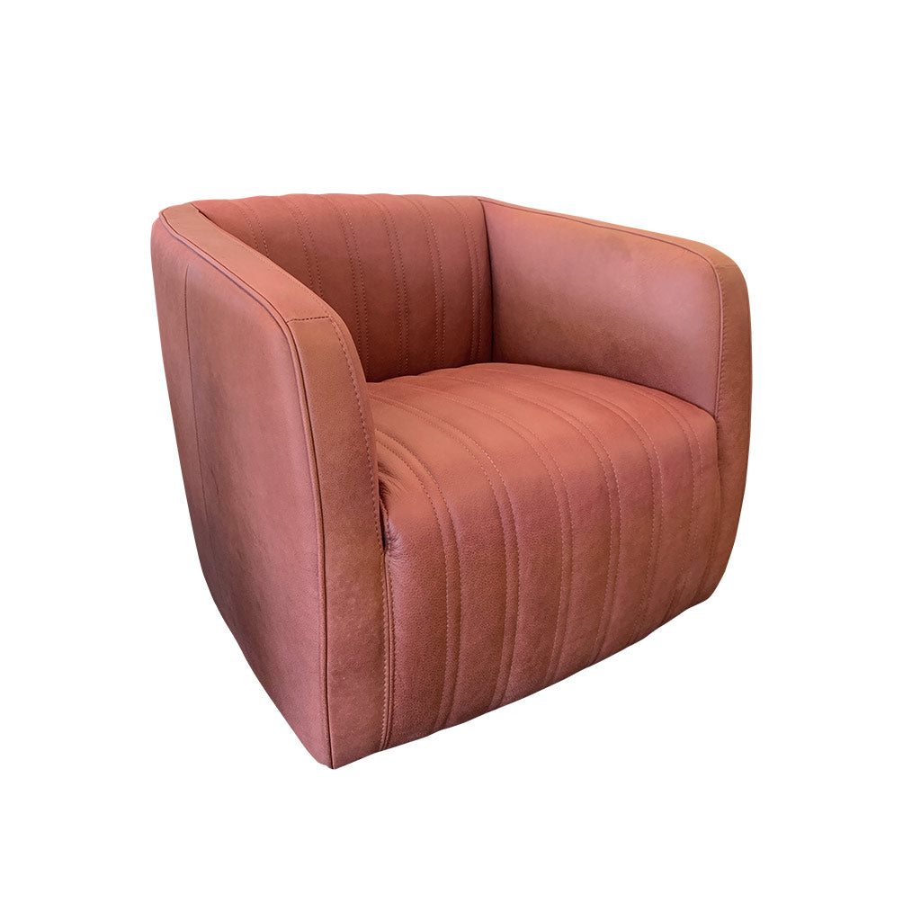Marvi occasional chair - Red leather