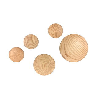 Mushroom hooks in Natural