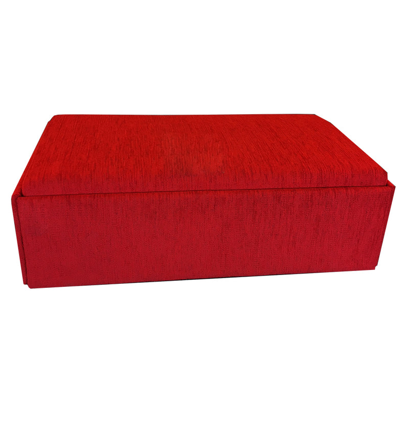 Campbell Double Sofabed Ottoman - Baxter Flame Fabric