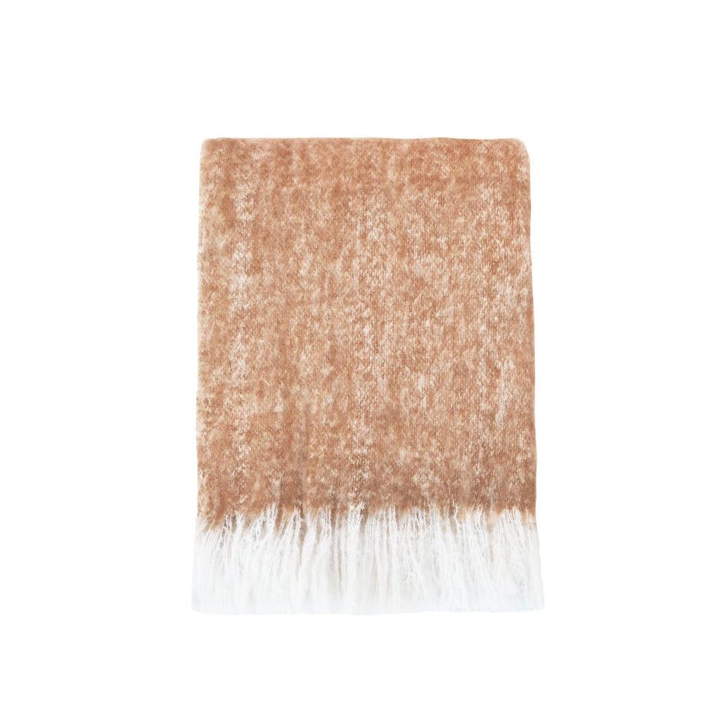 Sorrento Throw - Wool Blend - Clay