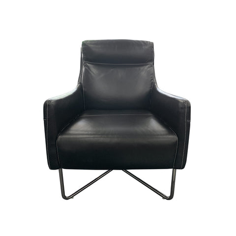 Prince Occasional Chair - Urban Sofa Grey Leather