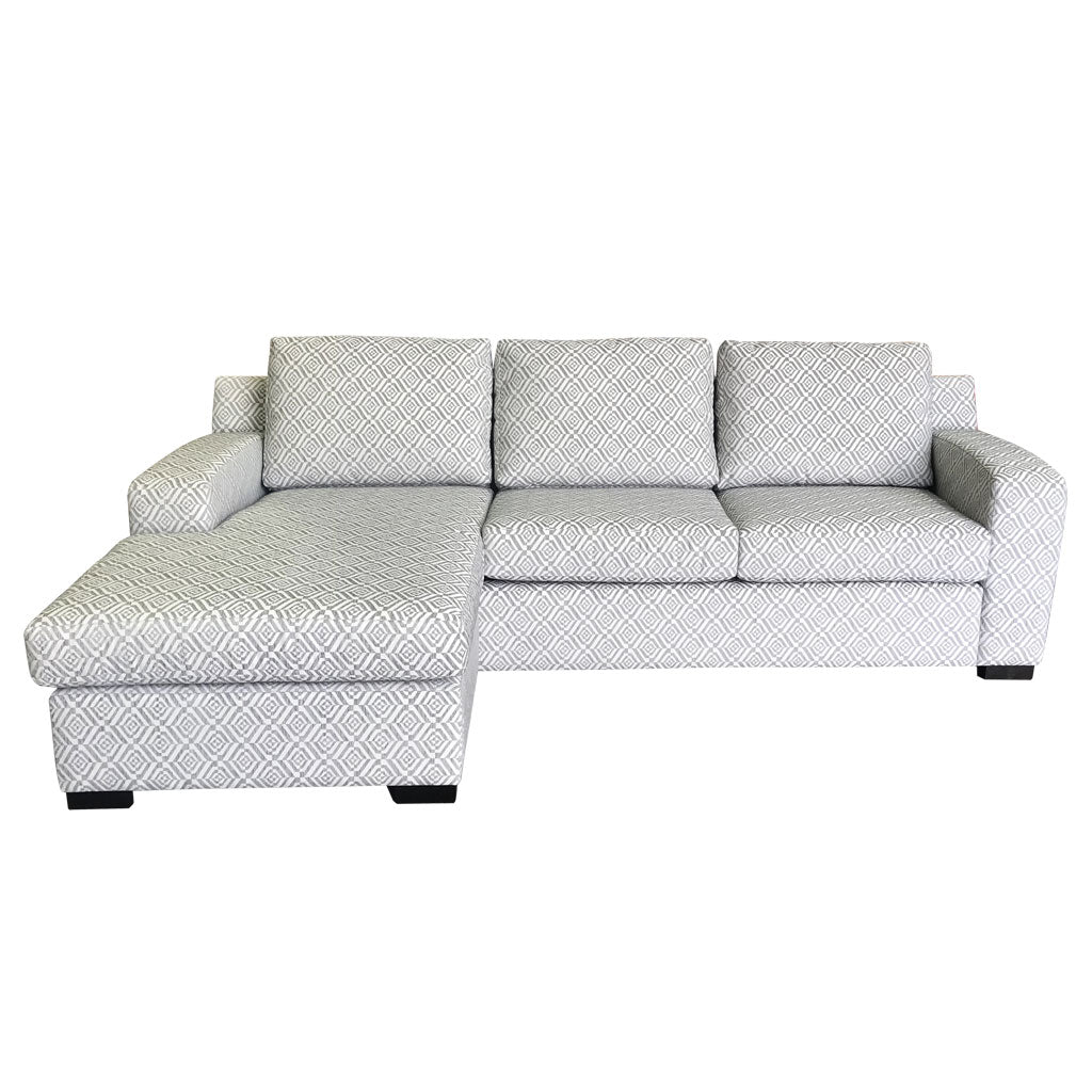Westwood 3.5 + Moveable Chaise - Warwick Ludo Chrome